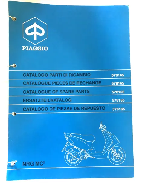 578165 Catalogo parti di ricambio Piaggio NRG MC2