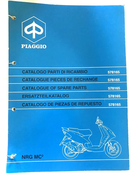578165 Catalogo parti di ricambio Piaggio NRG MC2
