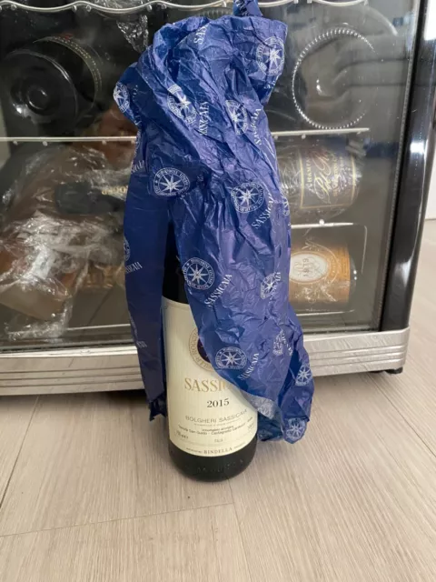 Sassicaia  2015 Tenuta San Guido-Premiato nel 2018 come il miglio vino del mondo