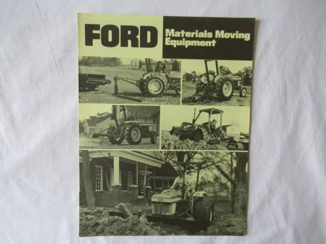 Ford material moving equipment brochure