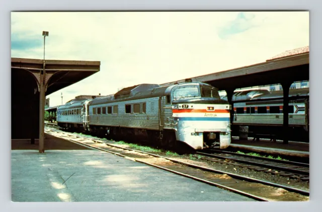 Amtrak Budd RDC Cars, Train, Transportation, Vintage Postcard