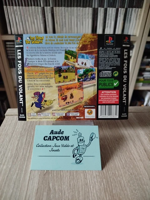 DRIVER 1 Black Label - JAQUETTE ARRIÈRE 100% ORIGINALE PS1 PAL FRA