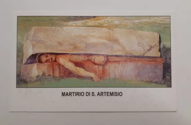 Santino SAN ARTEMISIO MARTIRE Holy Card Image Pieuse Heiligenbild Prayer