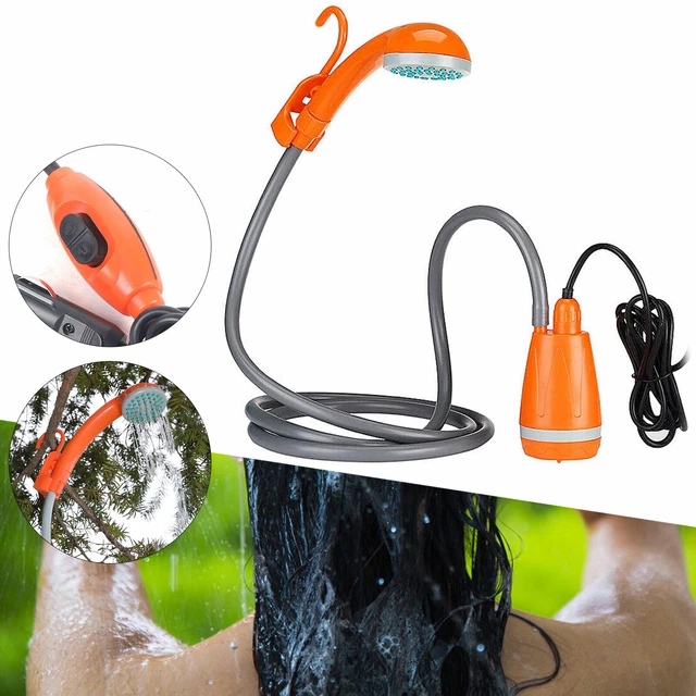 62W OUTDOOR PORTABLE Camping Shower Rechargeable Handheld Shower Head