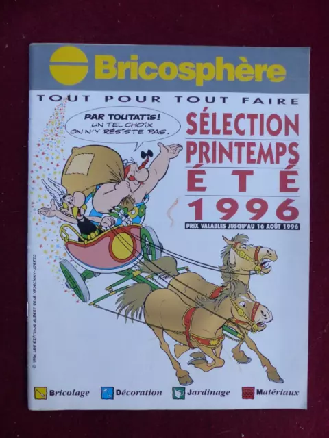 brochure BRICOSPHERE ASTERIX / sélection printemps été  1996