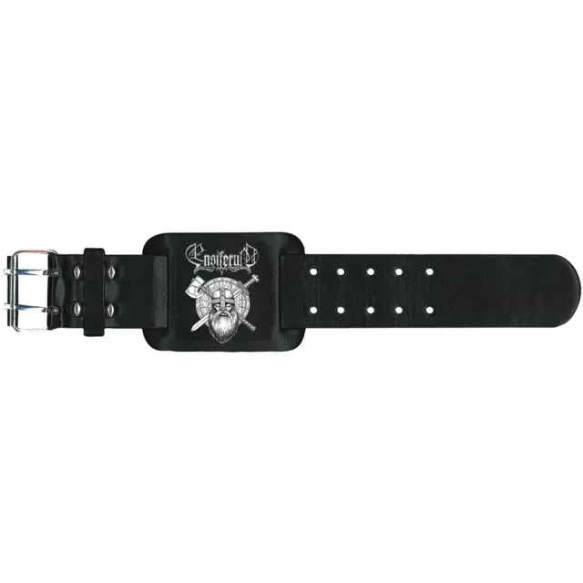 Ensiferum Men's Sword & Axe Wristband One Size Black