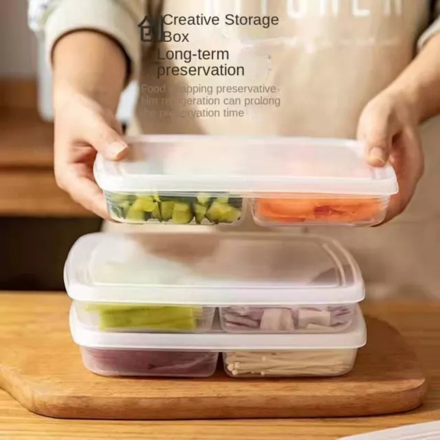 Freezer Organizer Onion Ginger Fresh Storage Sub-Packed Meat Compartment Box