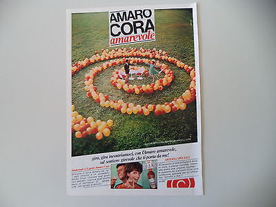 advertising Pubblicità 1967 AMARO CORA e GIULIO BOSETTI/GAIA GERMANI 
