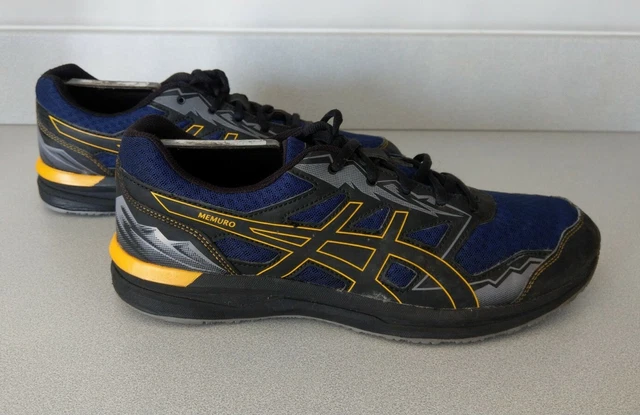 warm Gezicht omhoog Perth ASICS MEMURO MEN Exercise Running Lace Up Blue Trainers UK Size 9.5 (EUR  43.5) £28.00 - PicClick UK