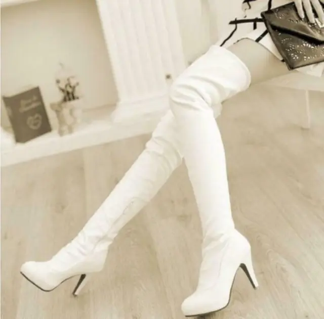 Women's  Party knight boots Thigh High Stiletto Heel Over The Knee Boots