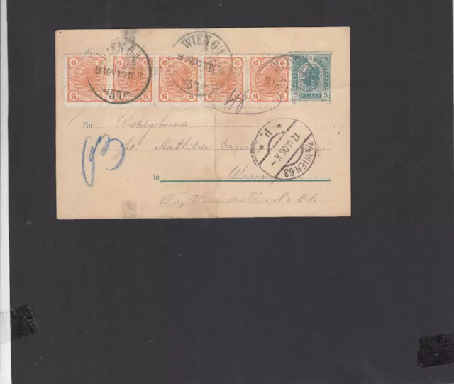 ZA202/Austria material completo adicional para correo de tubería oo 1906