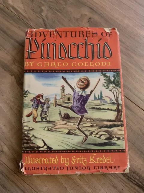 The Adventures of PINOCCHIO | Hardcover With Illustrations ~ 1946