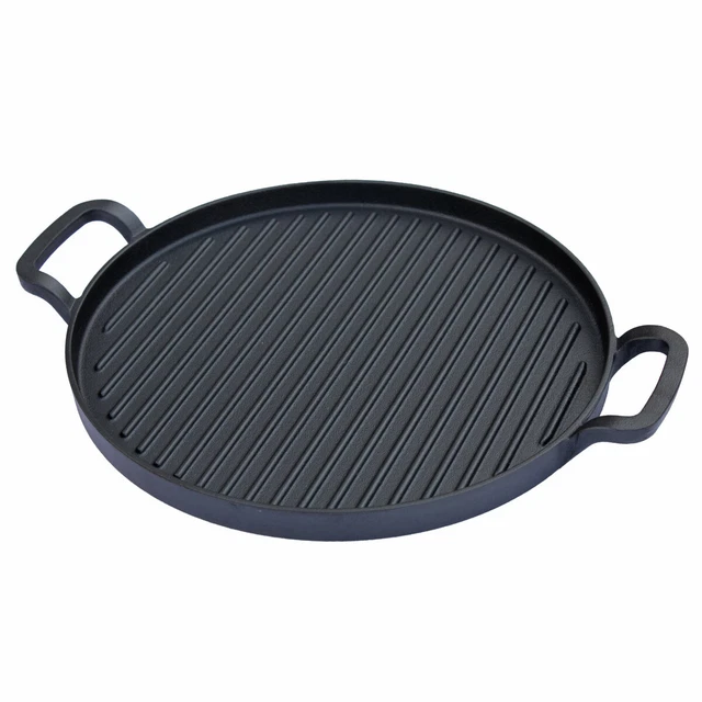 TAINO PLATINUM Flex Grillpfanne Gusseisen Pfanne Gusspfanne Zubehör Gasgrill BBQ