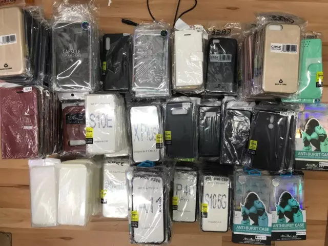 Car Boot Sale/ Job Lot Bulk 250+ Phone Brand Cases for Samsung iPhone-uk