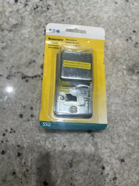 Cooper BP/SSU Bussman Switch & Fuse Holder, Gray Eaton