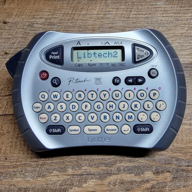 BROTHER PT-70BM LABEL Thermal Label Printer and White 12mm Labels ...
