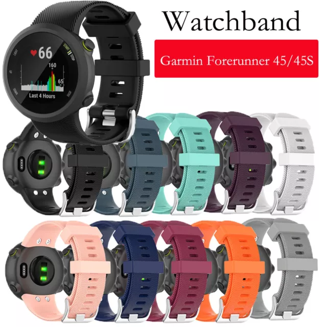 Garmin Forerunner 45s Strap, Silicone Watch Band