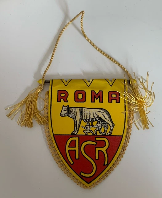 Fanion Vintage AS Roma – Gagliardetto Football Italien – Serie A