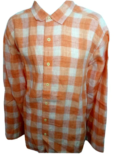 Tommy Bahama - 100% Linen - Dress Shirt - Size: XL
