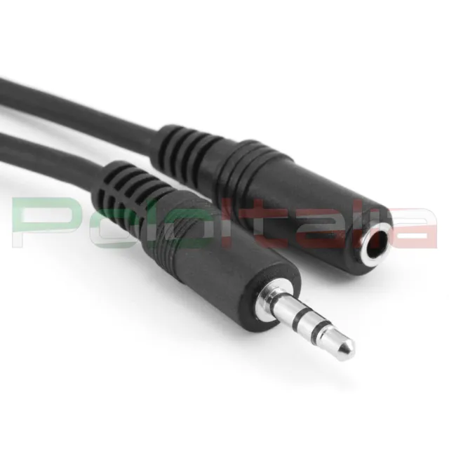 Cavo 20m audio JACK 3,5mm Aux prolunga maschio/femmina | per stereo casse cuffie