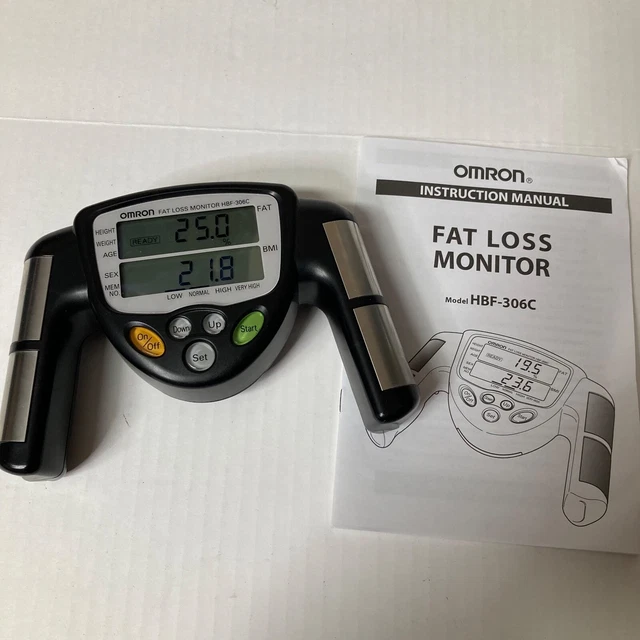 OMRON HBF306CN FAT Loss Monitor BMI Body Fat Percent Analyzer With