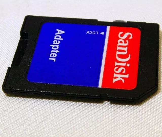 SanDisk SD digital camera memory card adapter micro