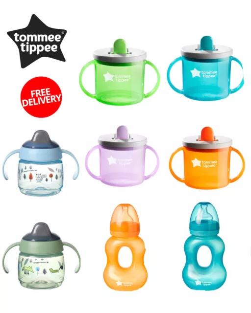 Baby First Cup Tomme Tippee Essential Babys Drinking Beaker sippy Cup bottle