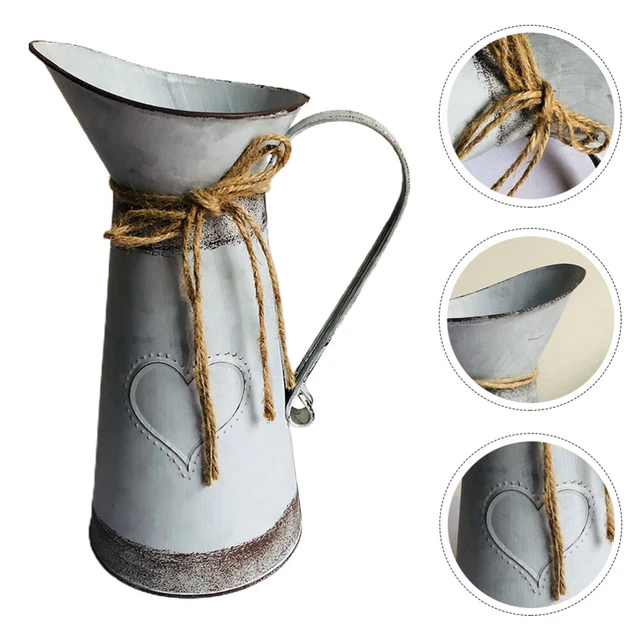 Retro-Blumeneimer Gartendekoration Blumentöpfe Aus Metall Pflanzer