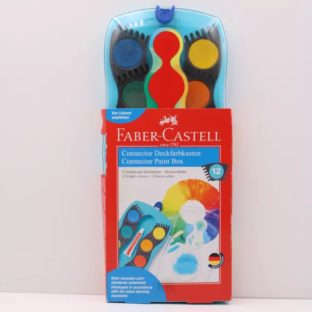 Faber-Castell Farbkasten - Tuschkasten - 12 Farben
