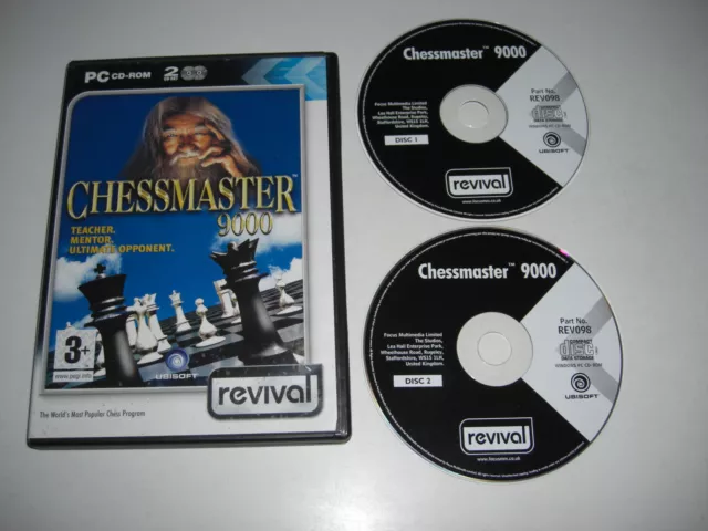 Chessmaster 9000 PC CD-Rom 2 CDs