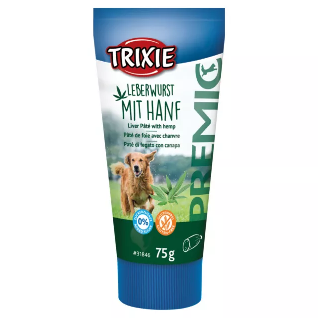 Trixie Premio Pâté de Foie Avec Chanvre 75 G, Friandise pour Chien, Neuf