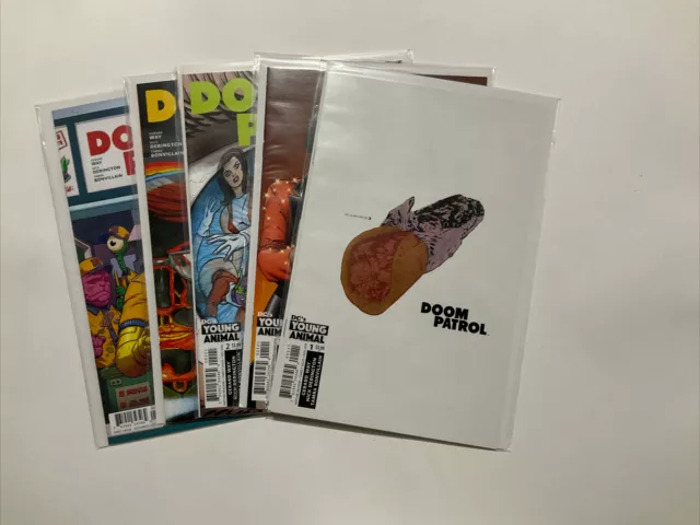 Doom Patrol 1 2 3 4 Lot Run Set Near Mint Nm Dc Young Animal