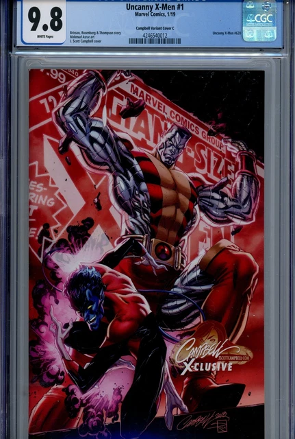 Uncanny X-Men Vol 5 #1 (620) Marvel CGC 9.8 NM/M (2019) Exclusive Variant J. Sco
