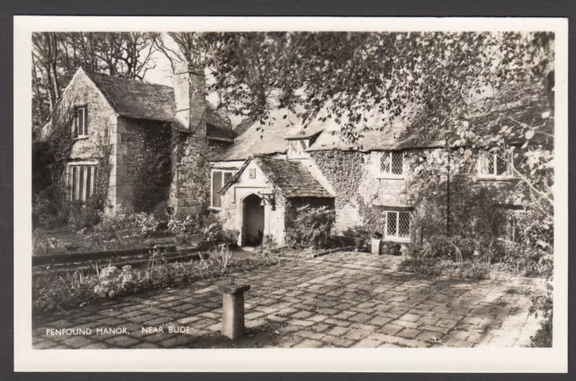 Postkarte Stiftfund Herrenhaus in der Nähe von Bude Cornwall alte RP von Fotokarten von Bude