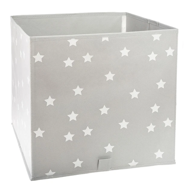 Cesta Multiusos Atmosphera Infantil Estrellas Textil [29 x 29 x 29 cm]