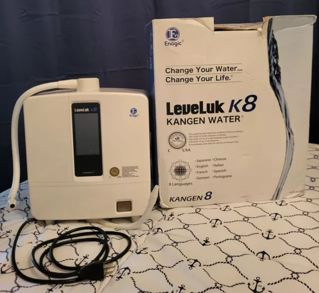 Enagic LeveLuk K8 A26-00 KANGEN WATER Alkaline Filtration Ionizer Machine Enagic LeveLuk K8 A26-00 KANGEN WATER Alkaline Filtration Ionizer Machine
