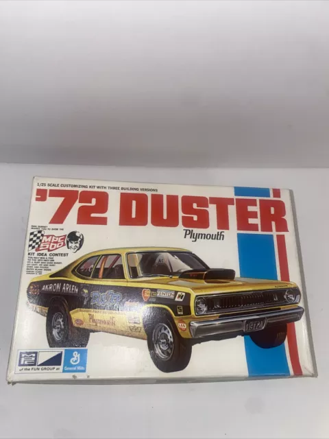 MPC 72 PLYMOUTH DUSTER "ARLEN VENKE" KIT#1-7226-225 1/25 Sealed parts