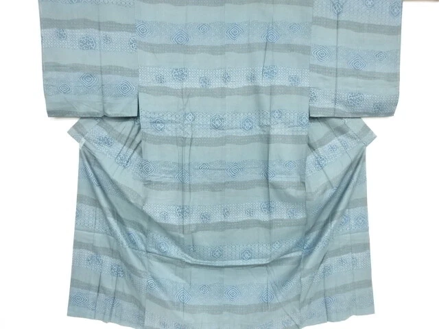 41030# Japanese Kimono / Mens Hitoe Juban / Traditional Pattern
