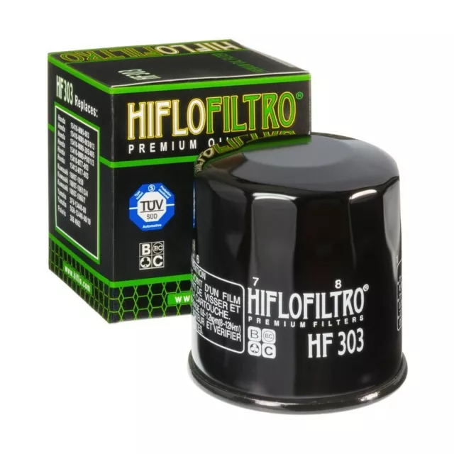 Filtre à huile HIFLOFILTRO - HF303 Moto Quad KAWASAKI EN650 ER-6F