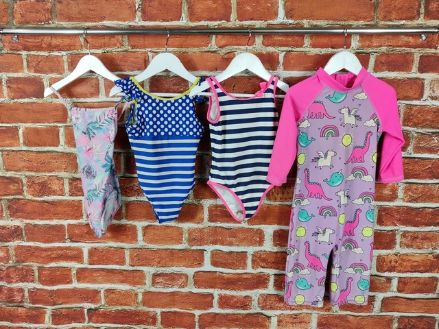 Pacchetto Ragazze Età 4-5 Anni Bluezoo George Ecc Costume Da Bagno Estate 110Cm
