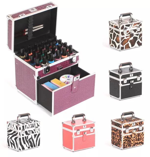 Nagellack Box Etui von Urbanity Kosmetiklack Waschtisch Make-up Beauty Aufbewahrung