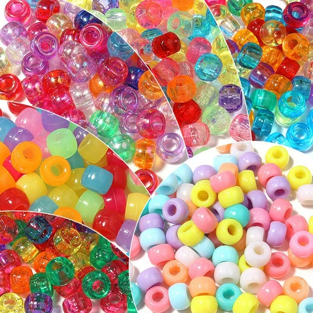 2000 Stück Pony Beads Kandi Perlen – Leuchtend Im Dunkeln, Mit Elastischer Schnur Für Armbänder & DIY