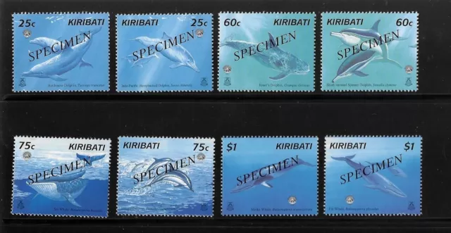 Kiribati 1998 mnh balene e delfini sg 560/7 esemplare