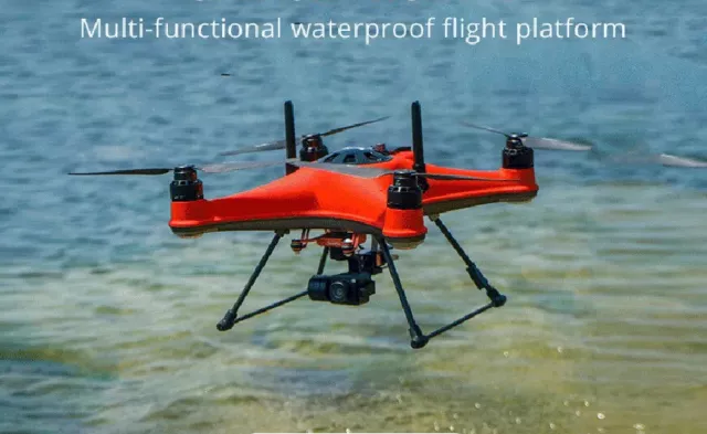 Underwater Fishing Drone Sous-marin UAV Air Drop Fish Bait Camera Fishermen ROV
