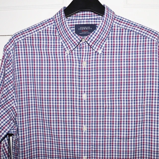 CHEMISE À CARREAUX homme d'occasion Charles Tyrwhitt Weekend taille moyenne
