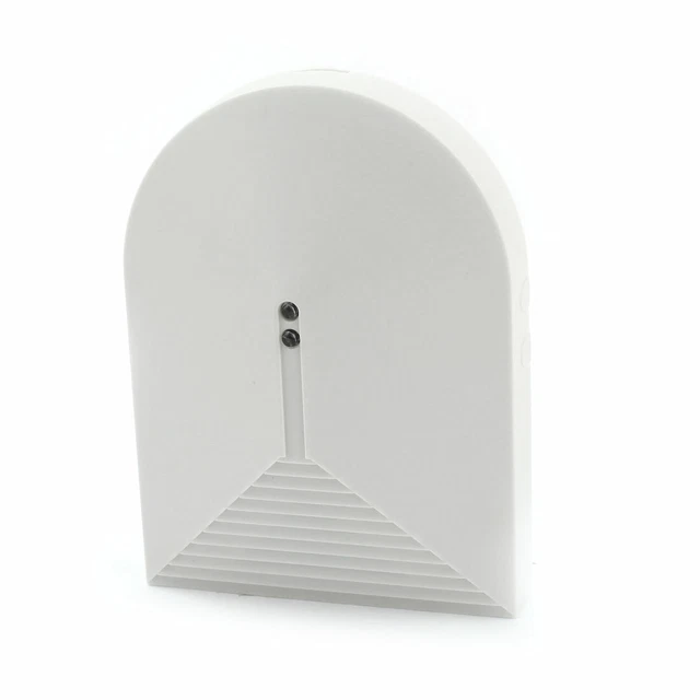 DC12V Ventana Detector de rotura de vidrio Sensibilidad Ajustable Blanco 456