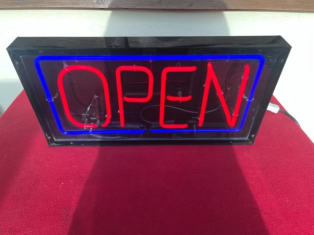 ADVPRO Cartel Luminoso I138-b Open Pizza Fish Chips Displays Neon Light Signs