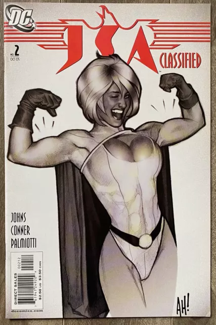 JSA Classified #2 (2005 DC) Rare Adam Hughes 2nd print cover B Variant VF/NM