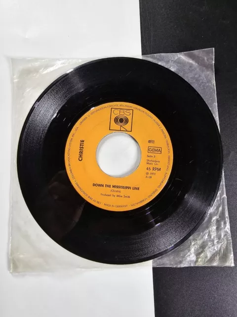 Christie ‎– Yellow River / Down The Mississippi Line - 7"SINGLE - SEHR GUT