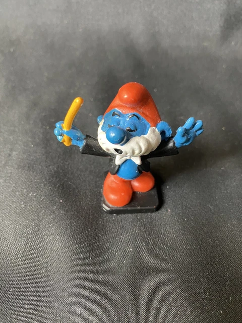 Figurine Bully Les Schtroumpfs - Grand Schtroumpf Chef D'Orchestre, Occasion Très Bon état